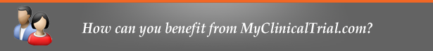 Volunteer information MyClinicalTrial.com